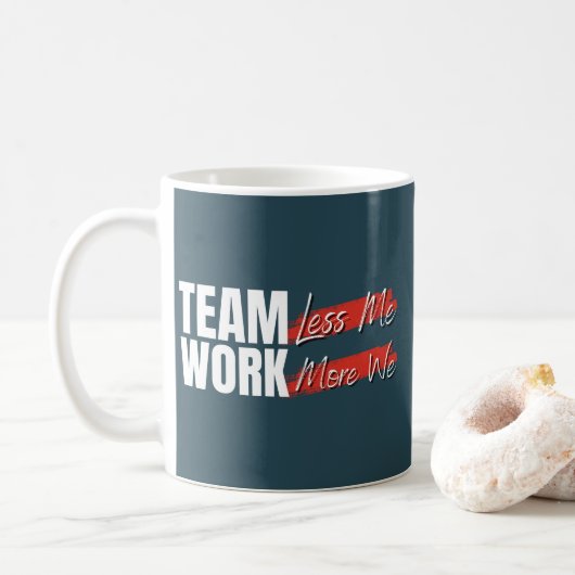 Mug Cadeau de motivation pour l'équipe de bureau d'ent (Avec donut)