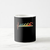 Mug Cadeau de natation Heartbeat Premium (Centre)