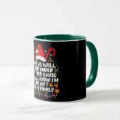 Mug Cadeau de Noël autant dormir sous l'arbre (Devant droit)