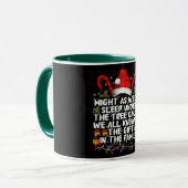 Mug Cadeau de Noël autant dormir sous l'arbre (Devant gauche)