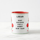 Mug Cadeau de Noël Basket-ball (Centre)