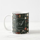 Mug Cadeau de Noël botanique hivernal festif (Gauche)