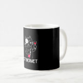 Mug Cadeau de Noël | Buveur de vin Catbernet (Devant droit)