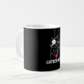 Mug Cadeau de Noël | Buveur de vin Catbernet (Devant gauche)