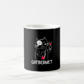 Mug Cadeau de Noël | Buveur de vin Catbernet (Centre)