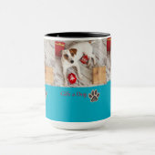 Mug Cadeau de Noël Chien Mignon (Centre)