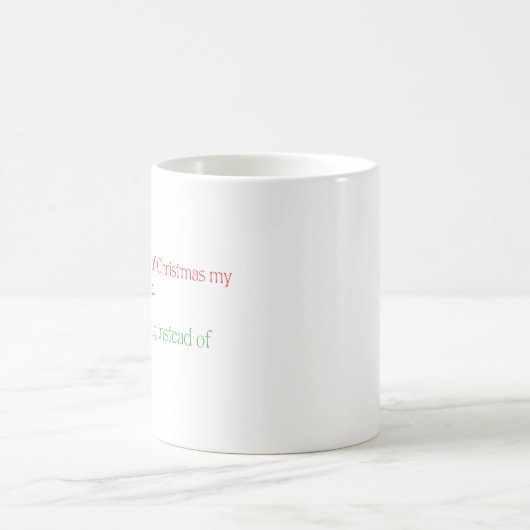 Mug cadeau de Noël de l'employé (Centre)