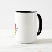 Mug cadeau de Noël de mamie claus, (Devant droit)