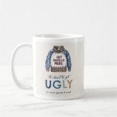 Mug Cadeau de Noël de pull moche drôle (Gauche)