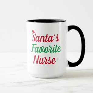 Mug Cadeau de Noël de reconnaissance pour infirmière m