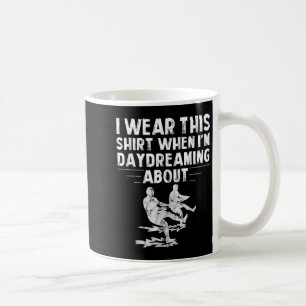 Mug Cadeau de Noël de ski pieds nus pour skieurs pieds