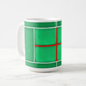 Mug Cadeau de Noël de tennis (Devant gauche)
