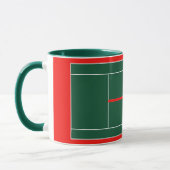 Mug Cadeau de Noël de tennis (Gauche)