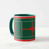 Mug Cadeau de Noël de tennis (Devant gauche)