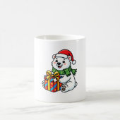 Mug Cadeau de Noël d'ours polaire (Centre)