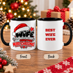 Mug Cadeau de Noël drôle pour femme Mariage Appreciati