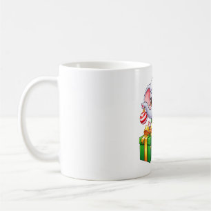 Mug Cadeau de Noël Éléphant Festif