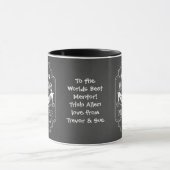 Mug Cadeau de Noël incroyable mentor merci (Centre)