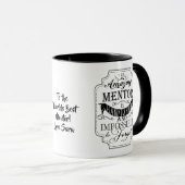 Mug Cadeau de Noël incroyable pour mentor (Devant droit)