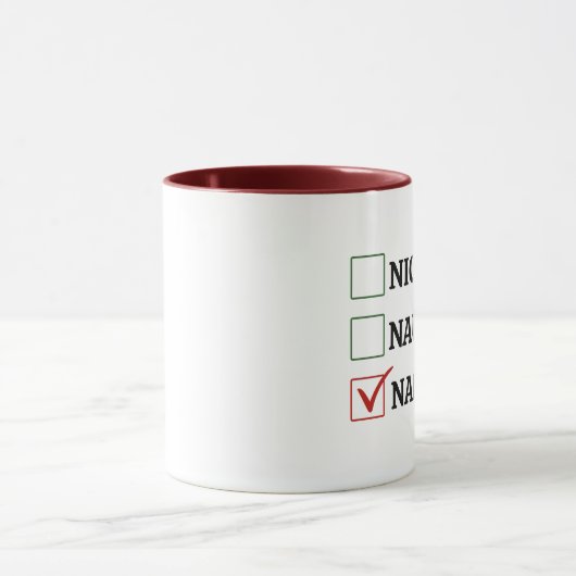 Mug Cadeau de Noël Nail Tech (Centre)