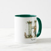 Mug Cadeau de Noël personnalisé à la fine fée (Devant droit)