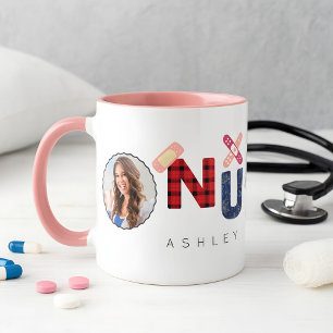 Mug Cadeau de Noël personnalisé pour infirmière mignon