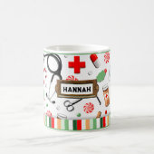 Mug Cadeau de Noël pour infirmière (Centre)