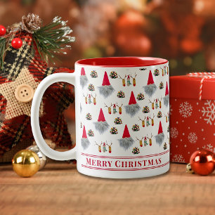 Mug Cadeau de Noël pour Papa – Motif Gnome & Renne