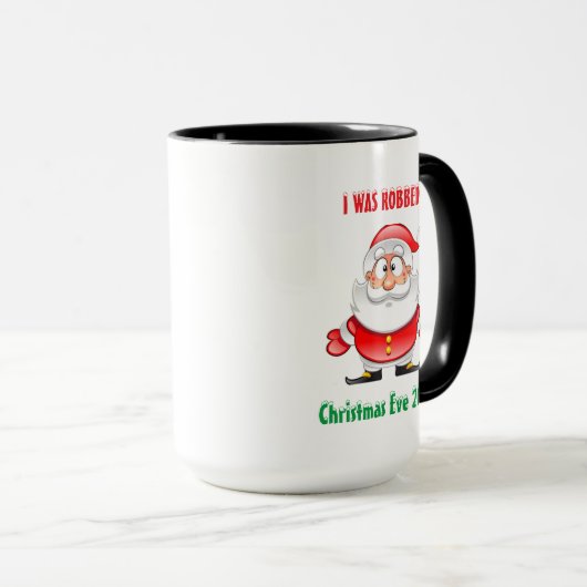 Mug cadeau de Noël - Rob Your Neighbours (Devant droit)