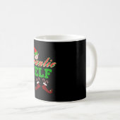Mug Cadeau de Noël Tante Elf (Devant droit)