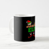 Mug Cadeau de Noël Tante Elf (Devant gauche)