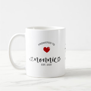 Mug Cadeau de nouvelle grand-mère Nonnie établi
