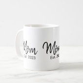 Mug Cadeau de nouvelle maman établie (Devant gauche)
