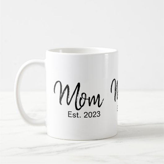 Mug Cadeau de nouvelle maman établie (Gauche)