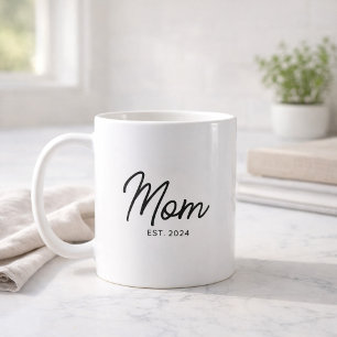 Mug Cadeau de nouvelle maman établie par maman