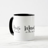 Mug Cadeau de nouvelle mère établi par Mami (Devant gauche)