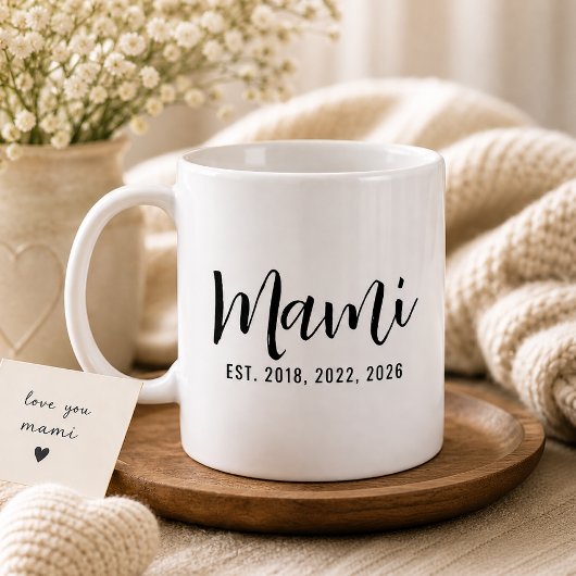 Mug Cadeau de nouvelle mère établi par Mami