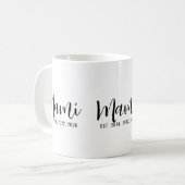 Mug Cadeau de nouvelle mère établi par Mami (Devant gauche)