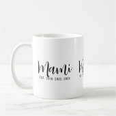 Mug Cadeau de nouvelle mère établi par Mami (Gauche)