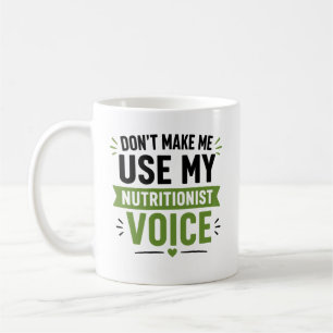 Mug Cadeau de nutritionniste diététiste agréé