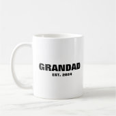 Mug Cadeau de Papy a établi une typographie moderne et (Gauche)