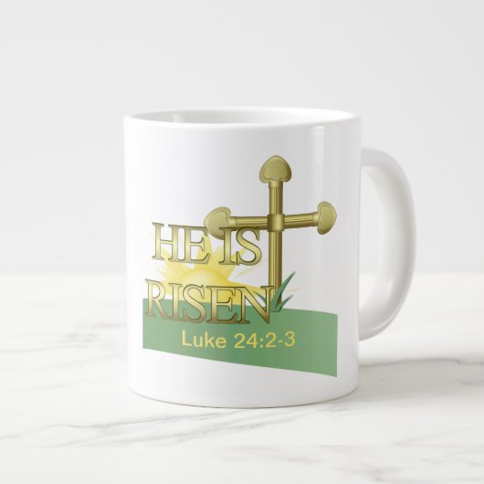 Mug cadeau de Pâques - Mug Jumbo (Devant droit)