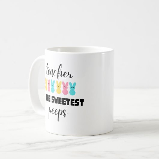 Mug Cadeau de pâques pour enseignant (Devant gauche)