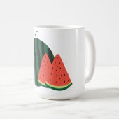 Mug Cadeau de pastèque fraîche d'été (Devant droit)