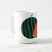 Mug Cadeau de pastèque fraîche d'été (Devant gauche)