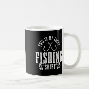 Mug Cadeau de pêcheur de dicton de pêche Ceci est mon