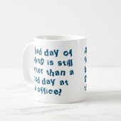 Mug Cadeau de pêcheur ou de pêcheur avec citation de p (Devant gauche)