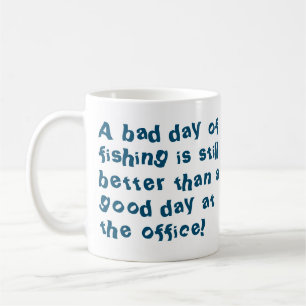 Mug Cadeau de pêcheur ou de pêcheur avec citation de p