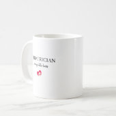 Mug Cadeau de pédiatre personnalisé prenant soin des p (Devant gauche)