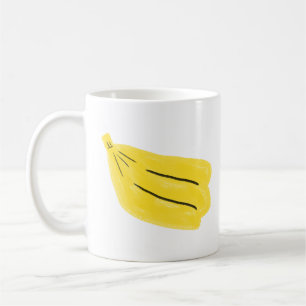Mug Cadeau de personnage de banane drôle et ennuyée